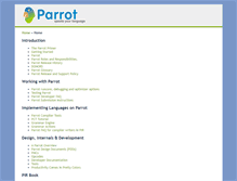 Tablet Screenshot of docs.parrot.org