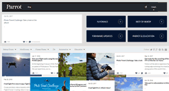 Desktop Screenshot of blog.parrot.com